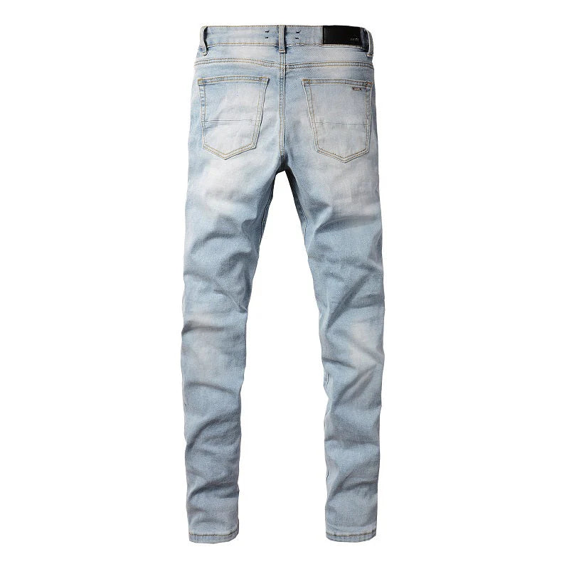 Black Patch Jeans