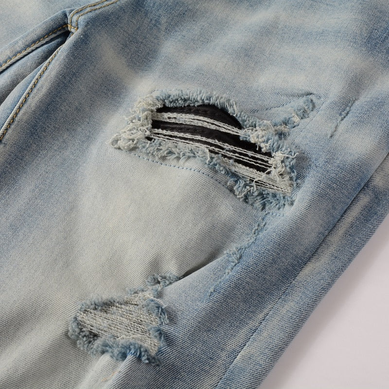 Blue Flower Jeans