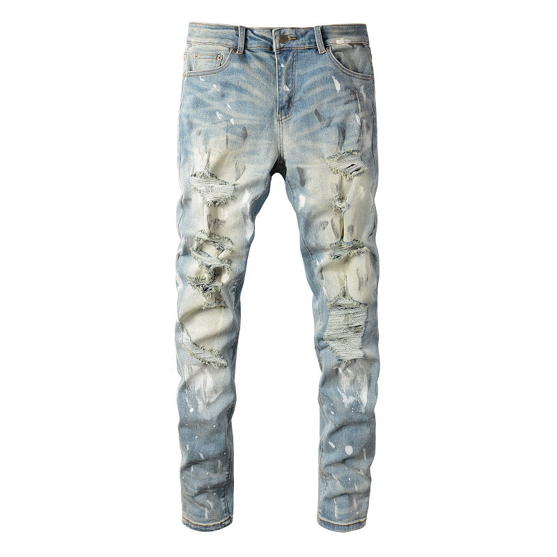 Light Blue Ripped Jeans