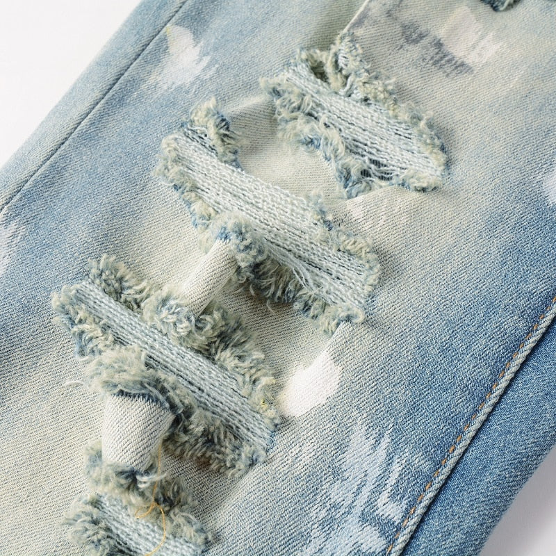 Light Blue Ripped Jeans