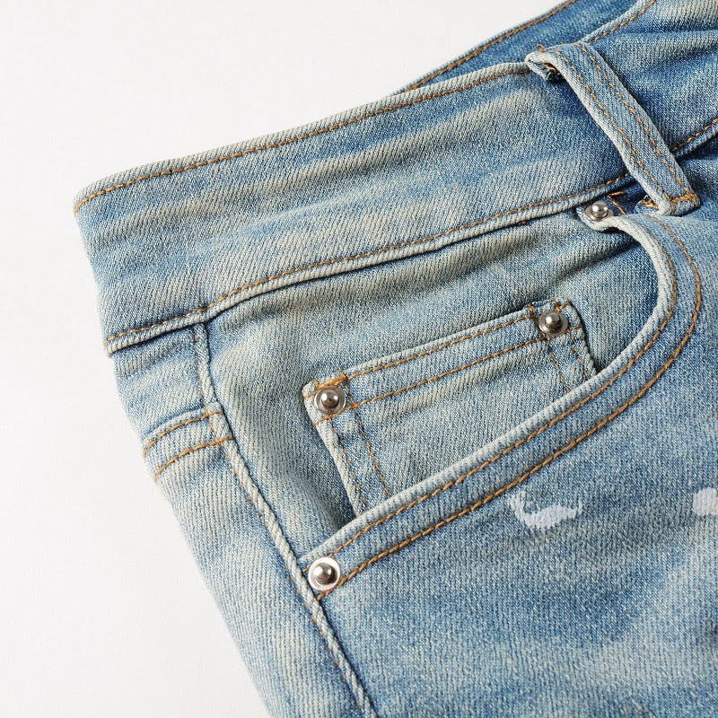 Light Blue Ripped Jeans