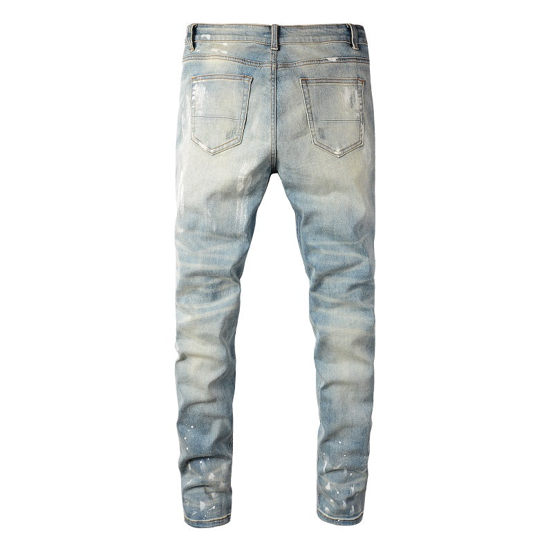 Light Blue Ripped Jeans