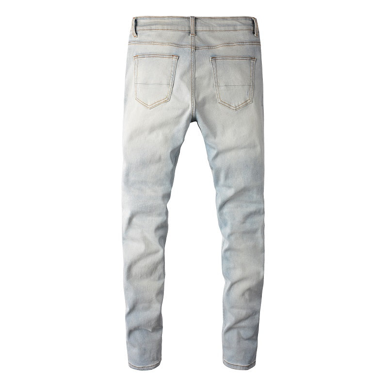 Blue White Shark Jeans