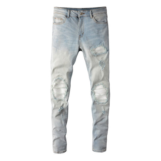 Blue White Shark Jeans