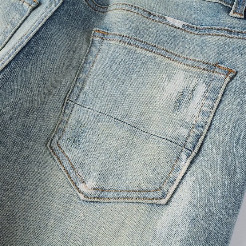 Light Blue Ripped Jeans