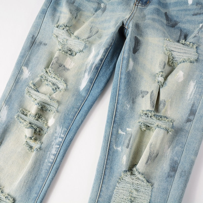 Light Blue Ripped Jeans
